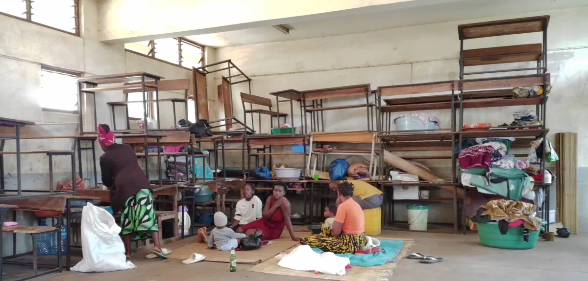 Ano lectivo-2026: Escolas no sul de Moçambique continuam centros de acomodação