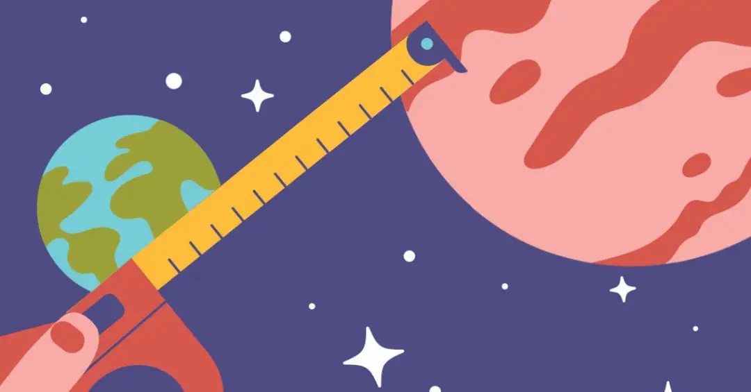 Como os astrônomos medem as distâncias da Terra para outros planetas?