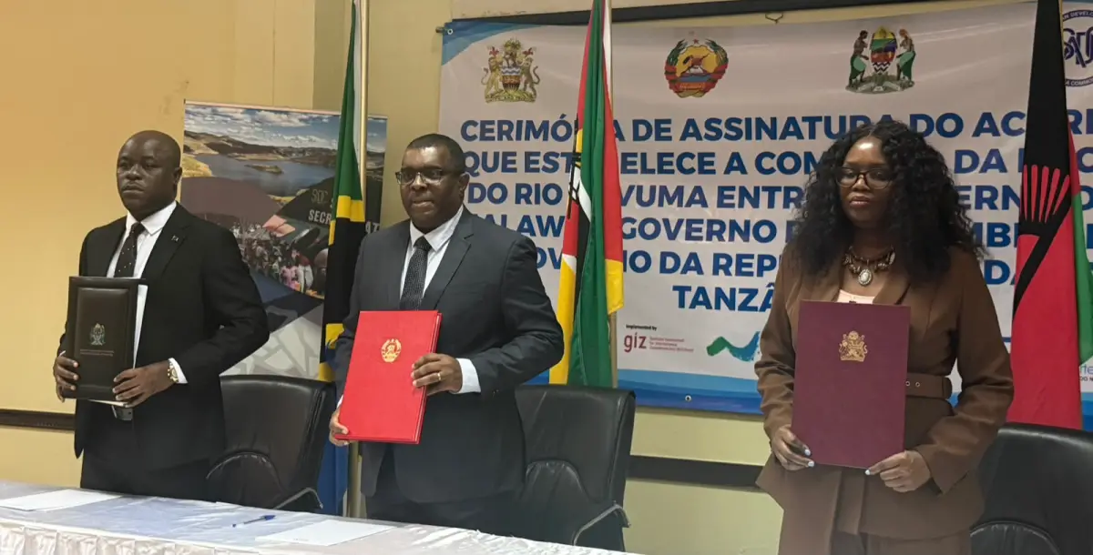 Moçambique, Tanzânia e Malawi criam comissão da bacia do Rovuma