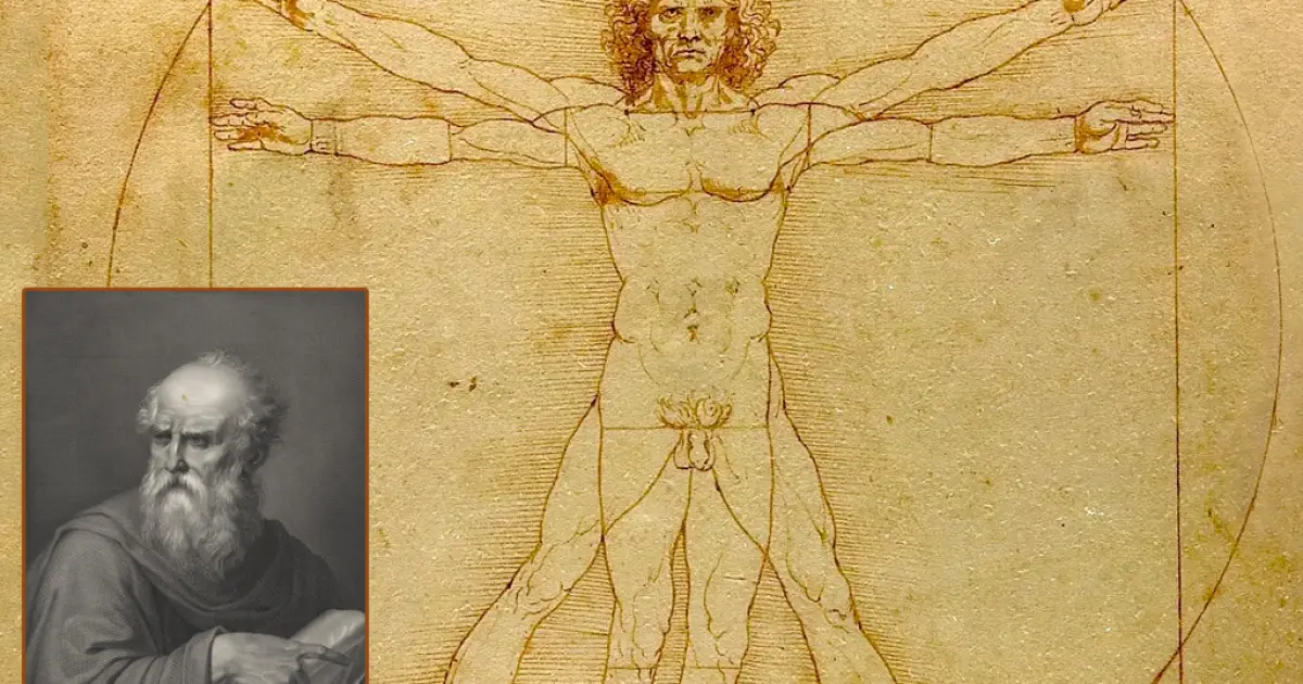 Por que o Homem Vitruviano tem esse nome?